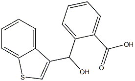 2-[1-benzothiophen-3-yl(hydroxy)methyl]benzoic acid,,结构式