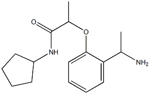 2-[2-(1-aminoethyl)phenoxy]-N-cyclopentylpropanamide