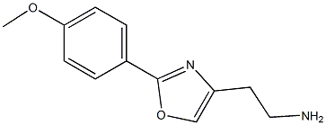 2-[2-(4-methoxyphenyl)-1,3-oxazol-4-yl]ethan-1-amine Struktur