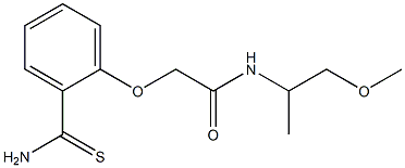 2-[2-(aminocarbonothioyl)phenoxy]-N-(2-methoxy-1-methylethyl)acetamide