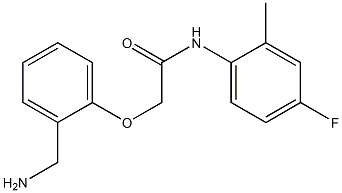 2-[2-(aminomethyl)phenoxy]-N-(4-fluoro-2-methylphenyl)acetamide