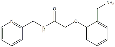 2-[2-(aminomethyl)phenoxy]-N-(pyridin-2-ylmethyl)acetamide