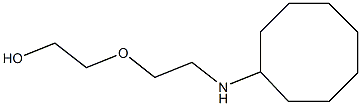 2-[2-(cyclooctylamino)ethoxy]ethan-1-ol Struktur