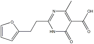 2-[2-(furan-2-yl)ethyl]-4-methyl-6-oxo-1,6-dihydropyrimidine-5-carboxylic acid