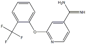 2-[2-(trifluoromethyl)phenoxy]pyridine-4-carboximidamide|