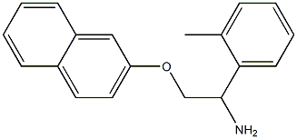 2-[2-amino-2-(2-methylphenyl)ethoxy]naphthalene Structure