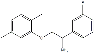 2-[2-amino-2-(3-fluorophenyl)ethoxy]-1,4-dimethylbenzene|