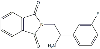 2-[2-amino-2-(3-fluorophenyl)ethyl]-2,3-dihydro-1H-isoindole-1,3-dione