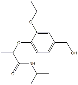 2-[2-ethoxy-4-(hydroxymethyl)phenoxy]-N-(propan-2-yl)propanamide|