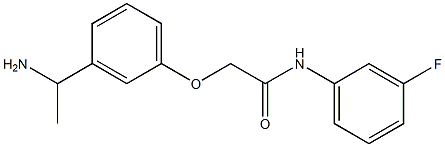 2-[3-(1-aminoethyl)phenoxy]-N-(3-fluorophenyl)acetamide|