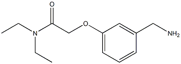 2-[3-(aminomethyl)phenoxy]-N,N-diethylacetamide|