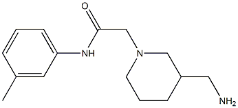 2-[3-(aminomethyl)piperidin-1-yl]-N-(3-methylphenyl)acetamide