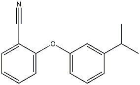  2-[3-(propan-2-yl)phenoxy]benzonitrile