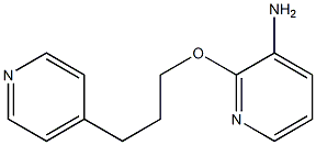 2-[3-(pyridin-4-yl)propoxy]pyridin-3-amine 化学構造式