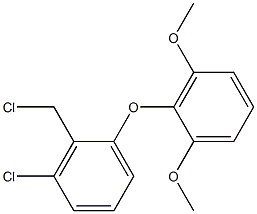 2-[3-chloro-2-(chloromethyl)phenoxy]-1,3-dimethoxybenzene