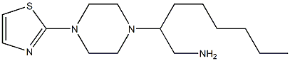 2-[4-(1,3-thiazol-2-yl)piperazin-1-yl]octan-1-amine Struktur