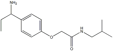 2-[4-(1-aminopropyl)phenoxy]-N-isobutylacetamide