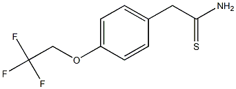 2-[4-(2,2,2-trifluoroethoxy)phenyl]ethanethioamide