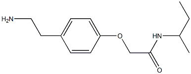 2-[4-(2-aminoethyl)phenoxy]-N-(sec-butyl)acetamide