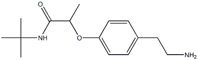  2-[4-(2-aminoethyl)phenoxy]-N-tert-butylpropanamide