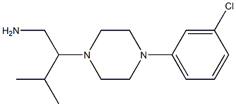 2-[4-(3-chlorophenyl)piperazin-1-yl]-3-methylbutan-1-amine|