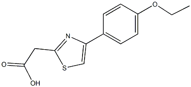 2-[4-(4-ethoxyphenyl)-1,3-thiazol-2-yl]acetic acid Structure