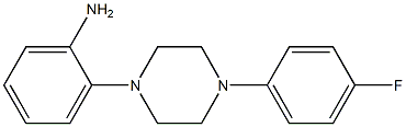 2-[4-(4-fluorophenyl)piperazin-1-yl]aniline Structure