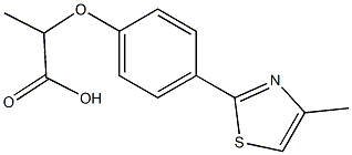 2-[4-(4-methyl-1,3-thiazol-2-yl)phenoxy]propanoic acid