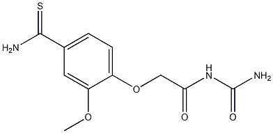 2-[4-(aminocarbonothioyl)-2-methoxyphenoxy]-N-(aminocarbonyl)acetamide