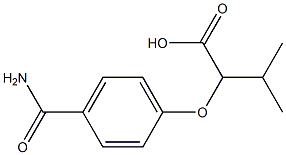 2-[4-(aminocarbonyl)phenoxy]-3-methylbutanoic acid