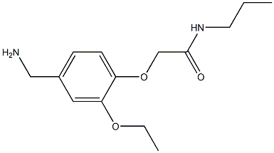 2-[4-(aminomethyl)-2-ethoxyphenoxy]-N-propylacetamide