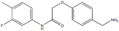 2-[4-(aminomethyl)phenoxy]-N-(3-fluoro-4-methylphenyl)acetamide