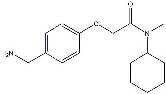 2-[4-(aminomethyl)phenoxy]-N-cyclohexyl-N-methylacetamide