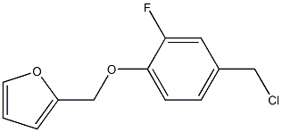 2-[4-(chloromethyl)-2-fluorophenoxymethyl]furan|