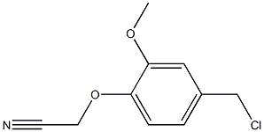 2-[4-(chloromethyl)-2-methoxyphenoxy]acetonitrile