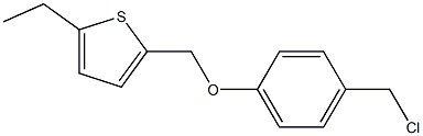 2-[4-(chloromethyl)phenoxymethyl]-5-ethylthiophene