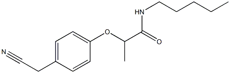 2-[4-(cyanomethyl)phenoxy]-N-pentylpropanamide