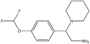  2-[4-(difluoromethoxy)phenyl]-2-piperidin-1-ylethanamine