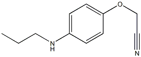 2-[4-(propylamino)phenoxy]acetonitrile