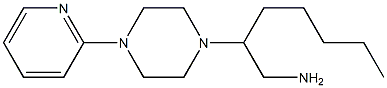 2-[4-(pyridin-2-yl)piperazin-1-yl]heptan-1-amine Struktur