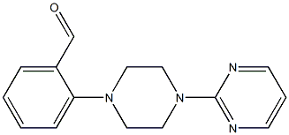 2-[4-(pyrimidin-2-yl)piperazin-1-yl]benzaldehyde 结构式