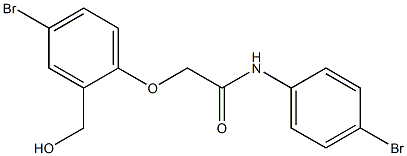 2-[4-bromo-2-(hydroxymethyl)phenoxy]-N-(4-bromophenyl)acetamide Structure