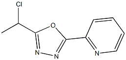 2-[5-(1-chloroethyl)-1,3,4-oxadiazol-2-yl]pyridine