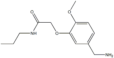 2-[5-(aminomethyl)-2-methoxyphenoxy]-N-propylacetamide