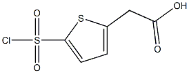  2-[5-(chlorosulfonyl)thiophen-2-yl]acetic acid