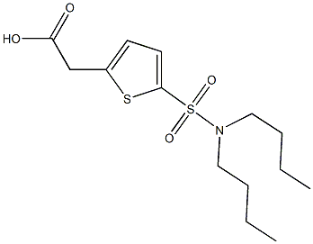 2-[5-(dibutylsulfamoyl)thiophen-2-yl]acetic acid