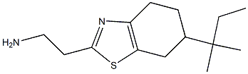 2-[6-(2-methylbutan-2-yl)-4,5,6,7-tetrahydro-1,3-benzothiazol-2-yl]ethan-1-amine