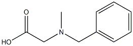 2-[benzyl(methyl)amino]acetic acid,,结构式