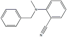 2-[benzyl(methyl)amino]benzonitrile 结构式