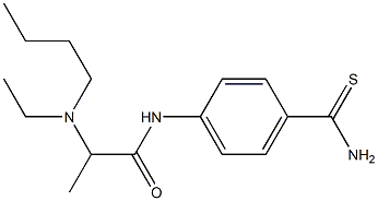 2-[butyl(ethyl)amino]-N-(4-carbamothioylphenyl)propanamide